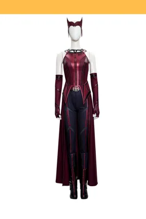 Scarlet Witch Finale Version With Patterned Cape Wanda And Vision TV Series Cosplay Costume