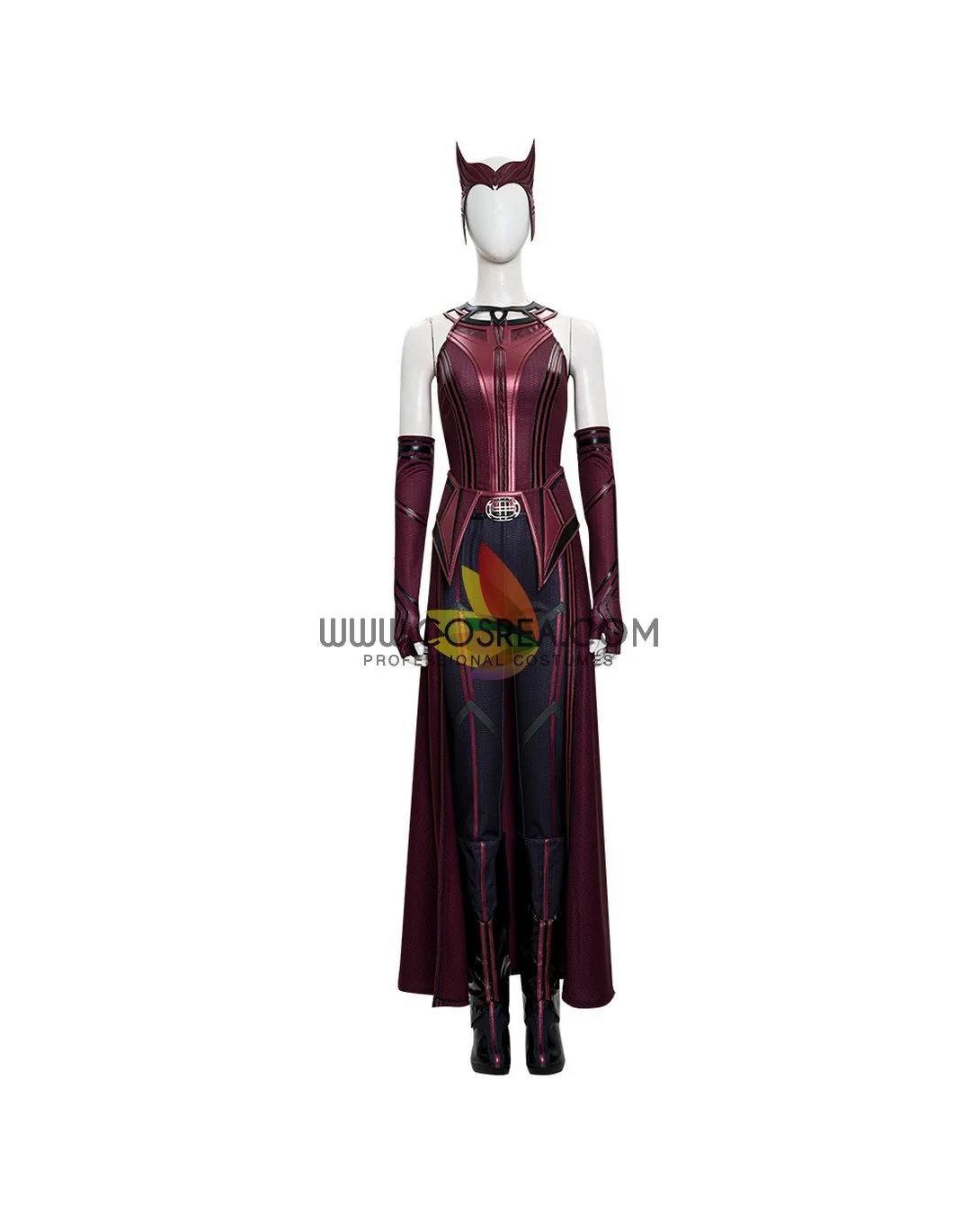 Scarlet Witch Finale Version With Patterned Cape Wanda And Vision TV Series Cosplay Costume