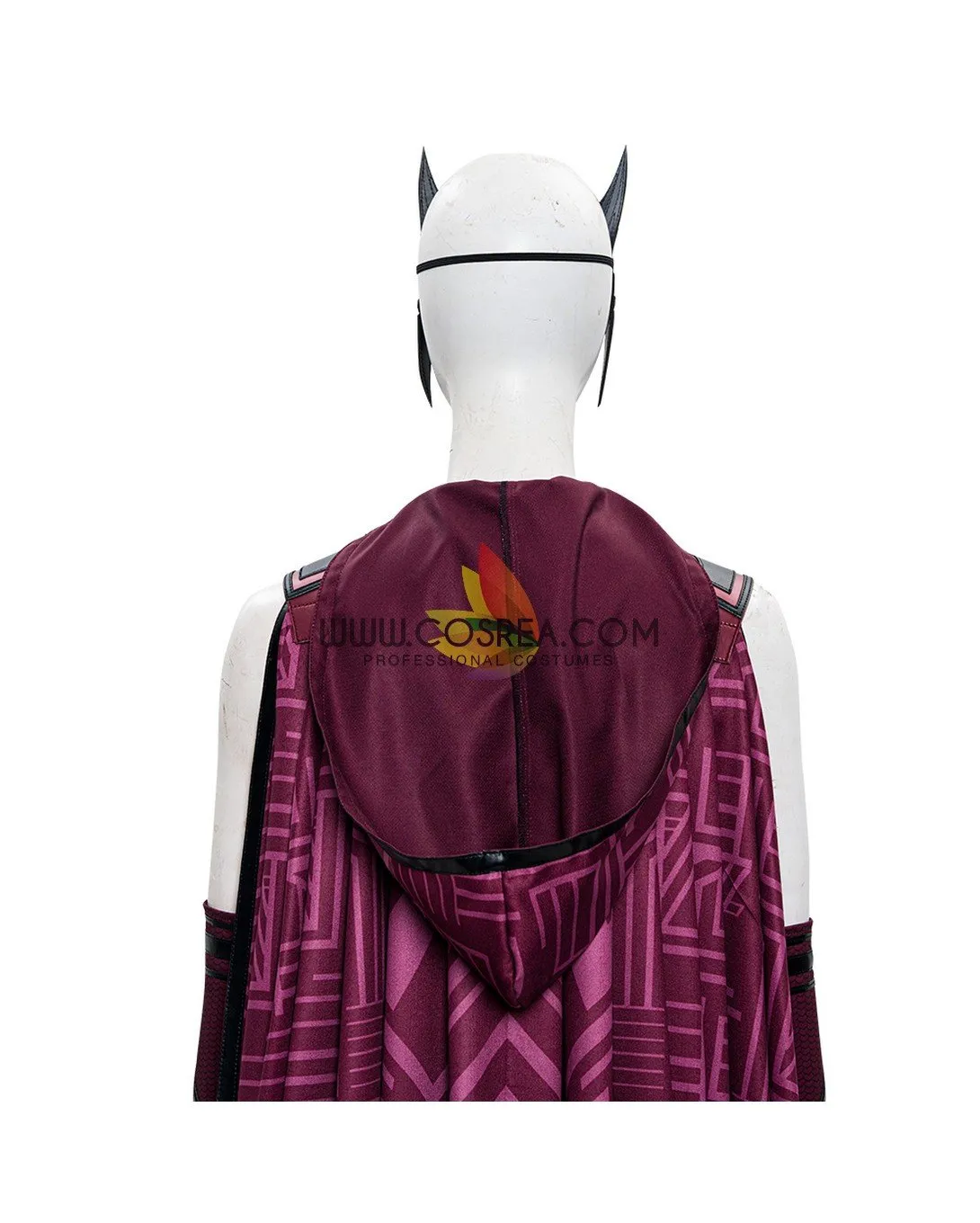 Scarlet Witch Finale Version With Patterned Cape Wanda And Vision TV Series Cosplay Costume