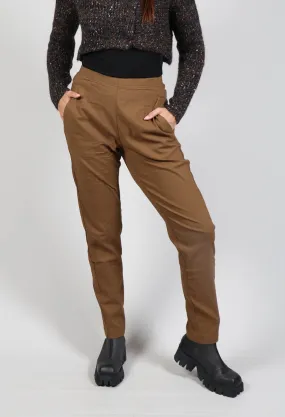 Slim Fit Trousers in Bronze