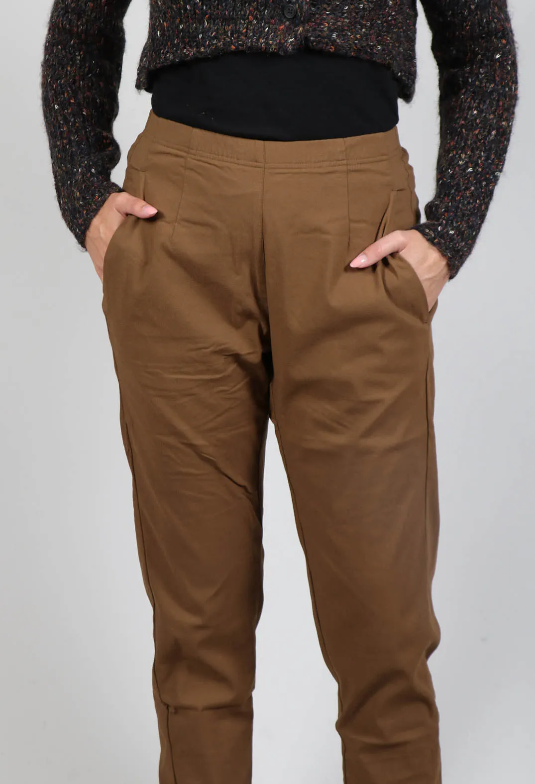 Slim Fit Trousers in Bronze