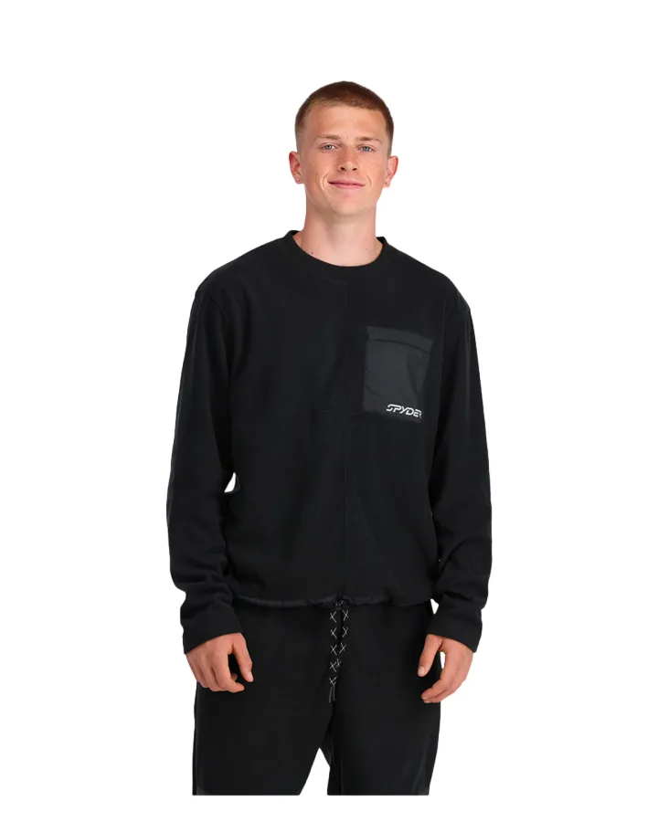 Spyder Unisex Lounge Crew - Black - 2023