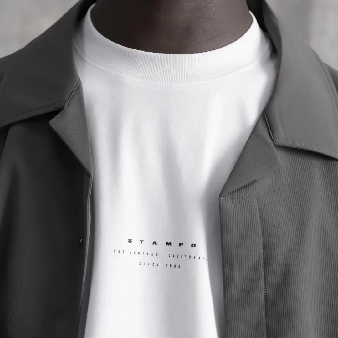 Stampd' LA  |Crew Neck Pullovers Unisex Street Style Short Sleeves Logo