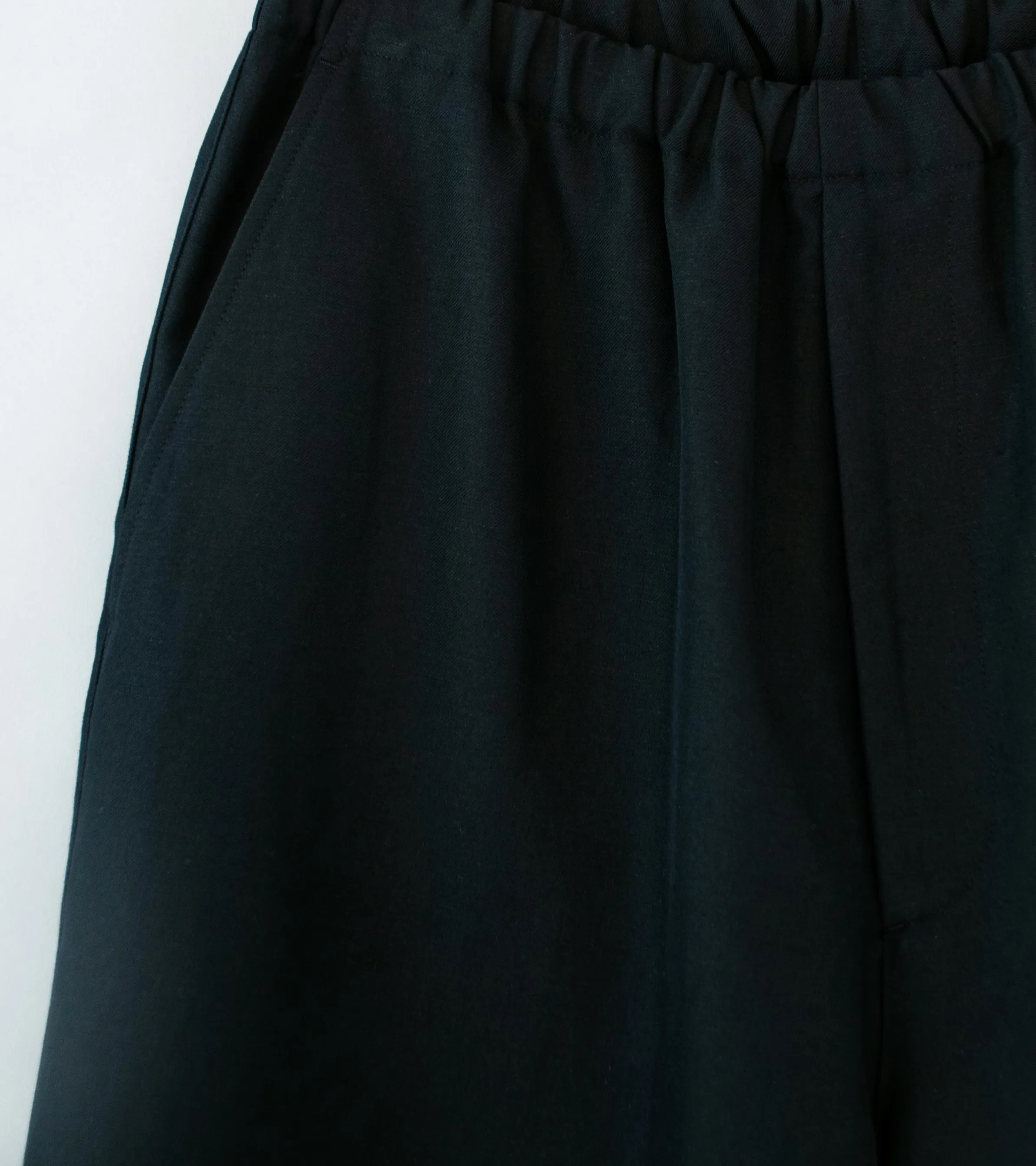 Stein 'Drawstring Wide Trousers' (Black)