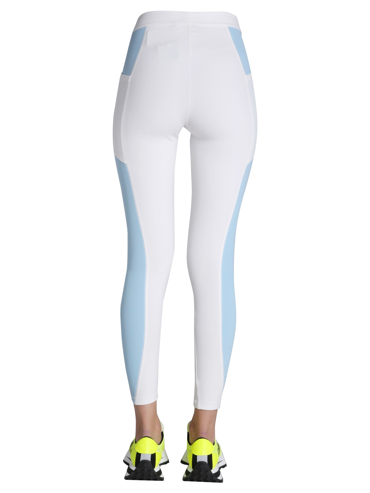 STELLA McCARTNEY    NYLON BLEND LEGGINGS WITH LOGO PRINT