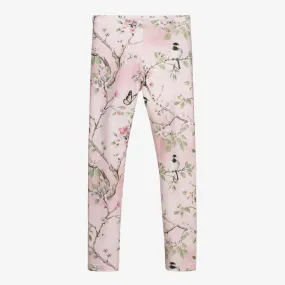 Teen Pink Floral Leggings