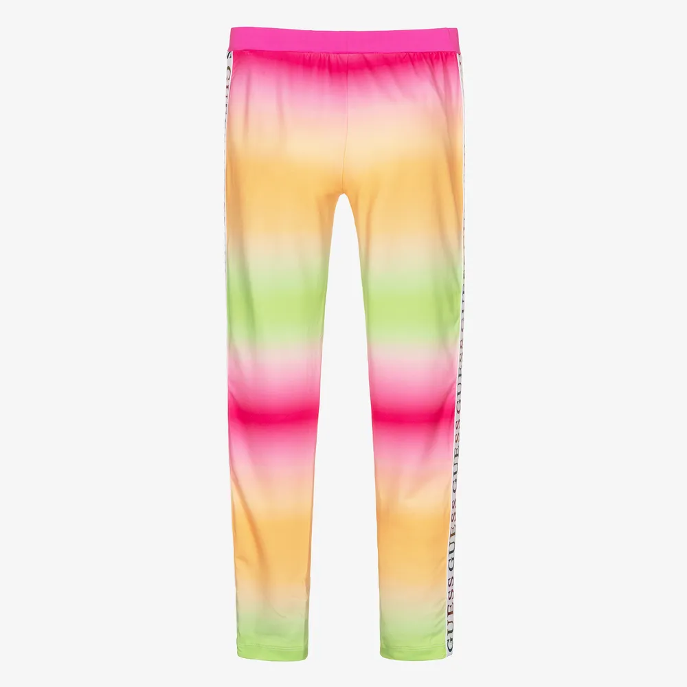 Teen Pink Ombré Logo Leggings