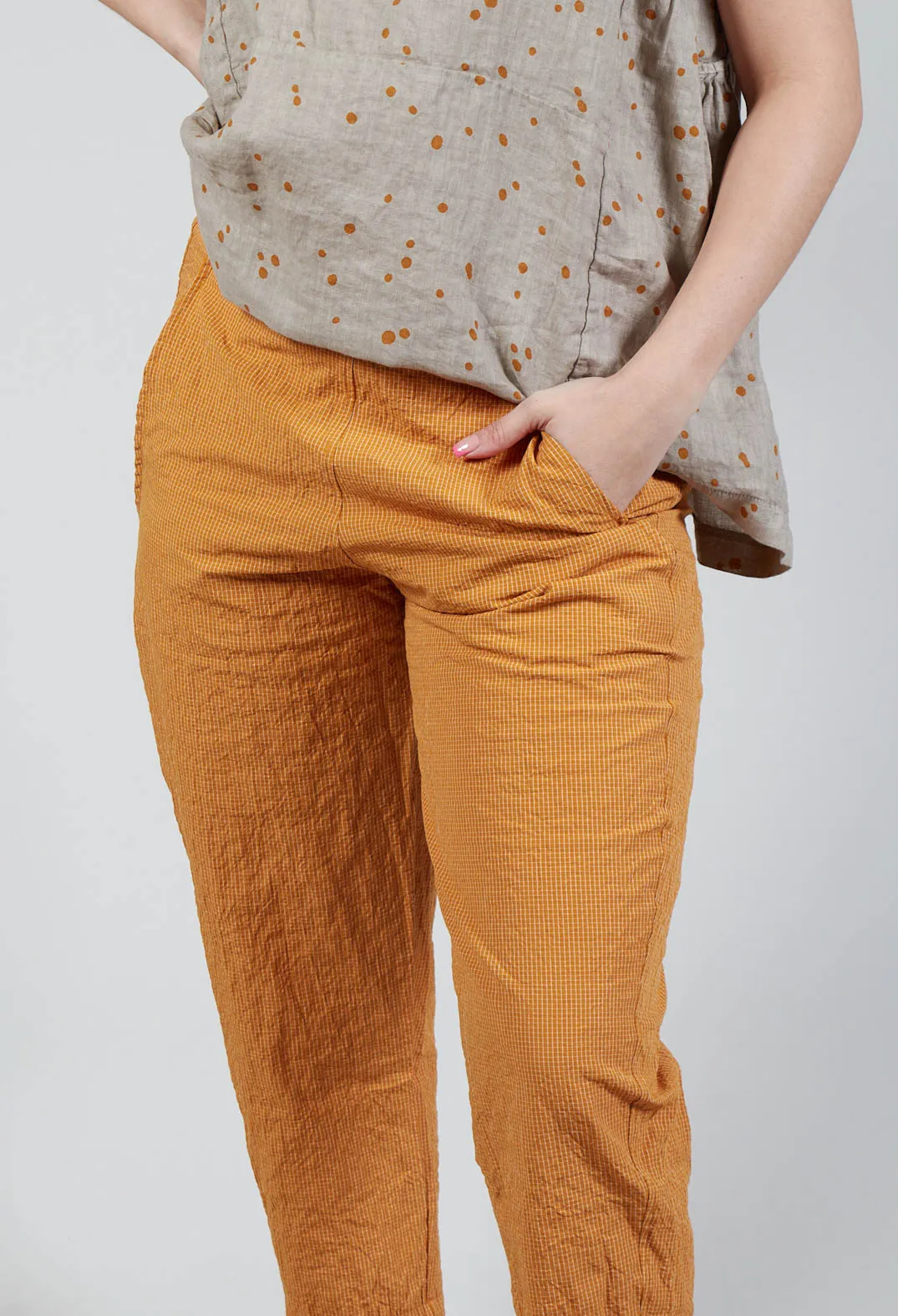 Terra Q Trousers In Ambra