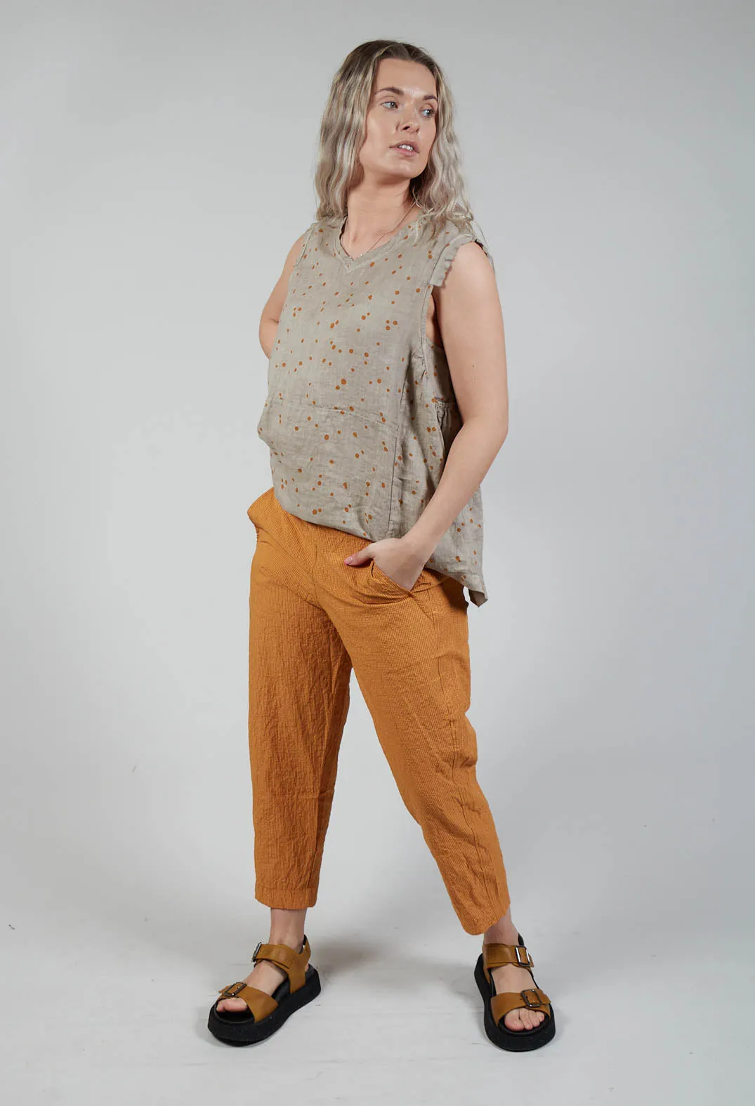 Terra Q Trousers In Ambra