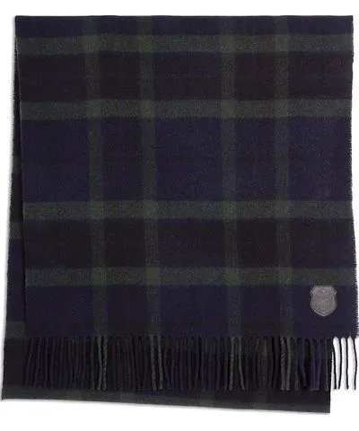 The Kooples Checked Wool Scarf