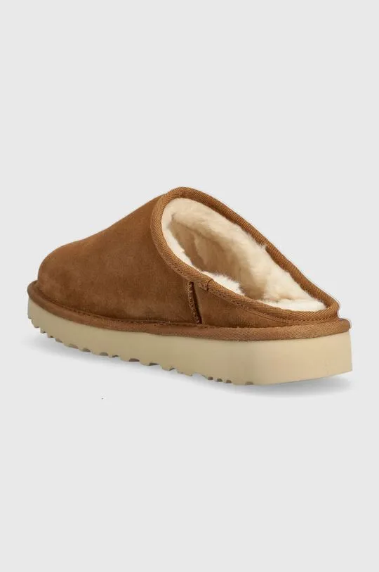 UGG suede slippers M Classic Slip-On brown color