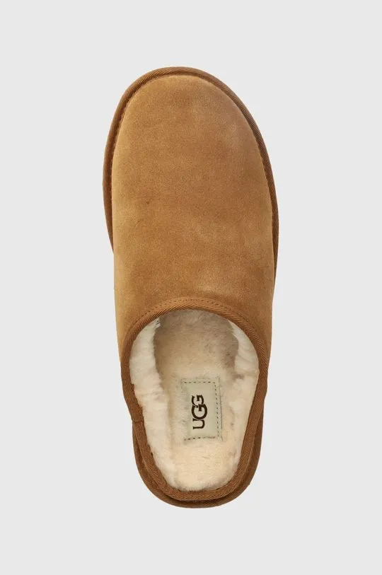 UGG suede slippers M Classic Slip-On brown color