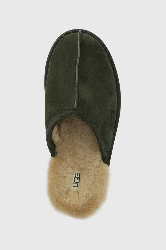 UGG suede slippers M Scuff green color