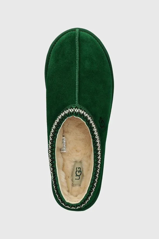 UGG suede slippers Tasman green color 5950-MNS