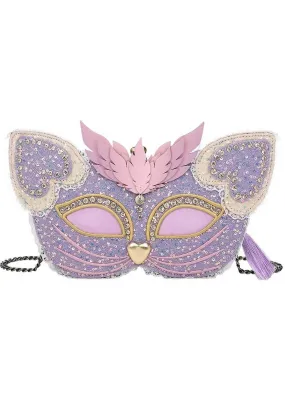 Vendula London Shakespeare's Theatre: Much Ado About Nothing Masquerade Clutch Bag Purple