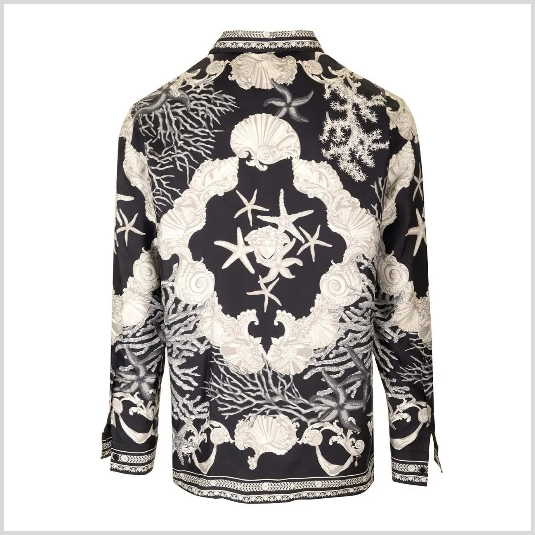 VERSACE  |Silk Long Sleeves Luxury Shirts