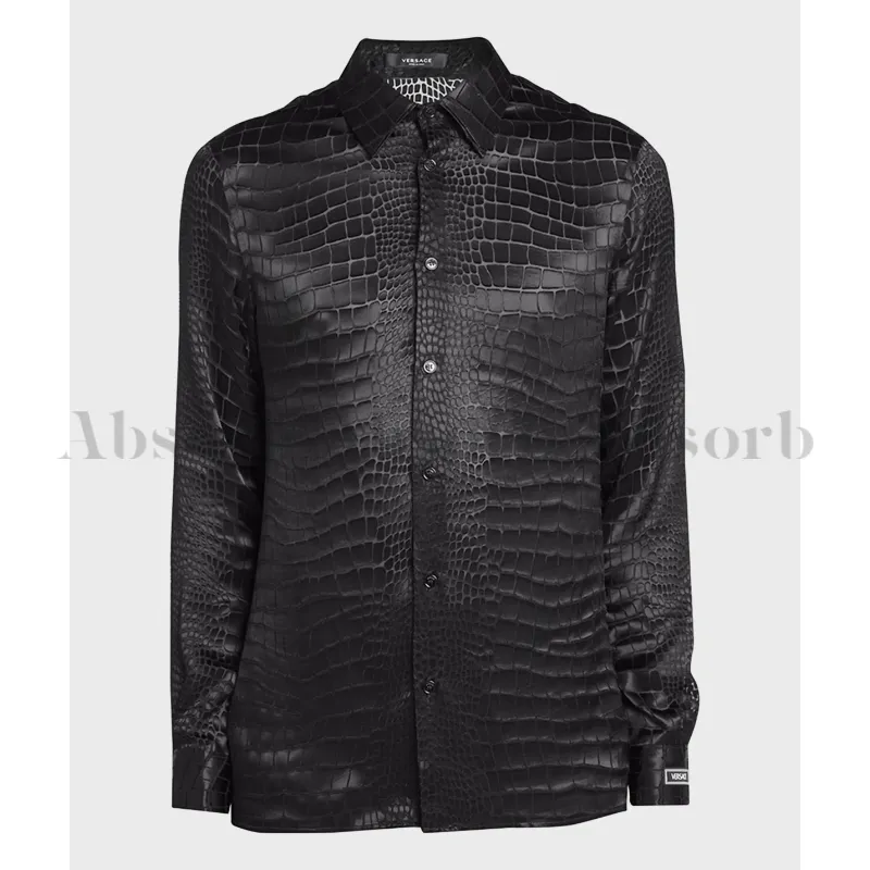 VERSACE  |Silk Long Sleeves Other Animal Patterns Luxury Shirts