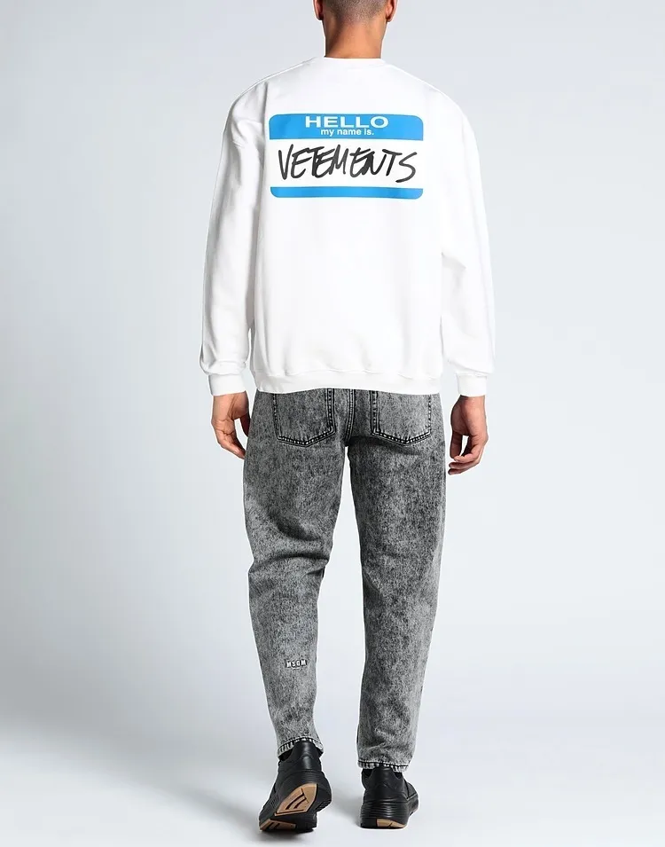 VETEMENTS  |Street Style Long Sleeves Sweatshirts