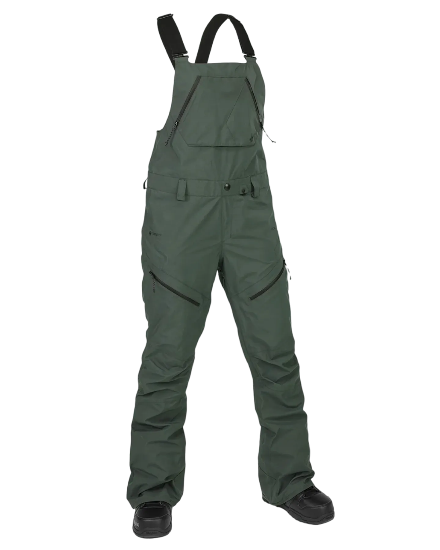 Volcom Elm Stretch Gore Bib Overall - Eucalyptus