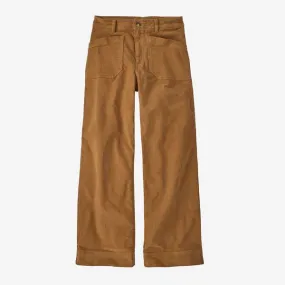 Wide-Leg Corduroy Pants - Nest Brown