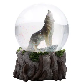 Wolf Snowglobe Figurine