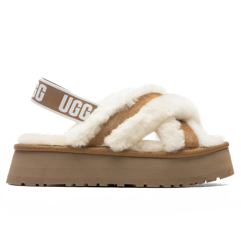 Women's Disco Cross Slide - Chestnut