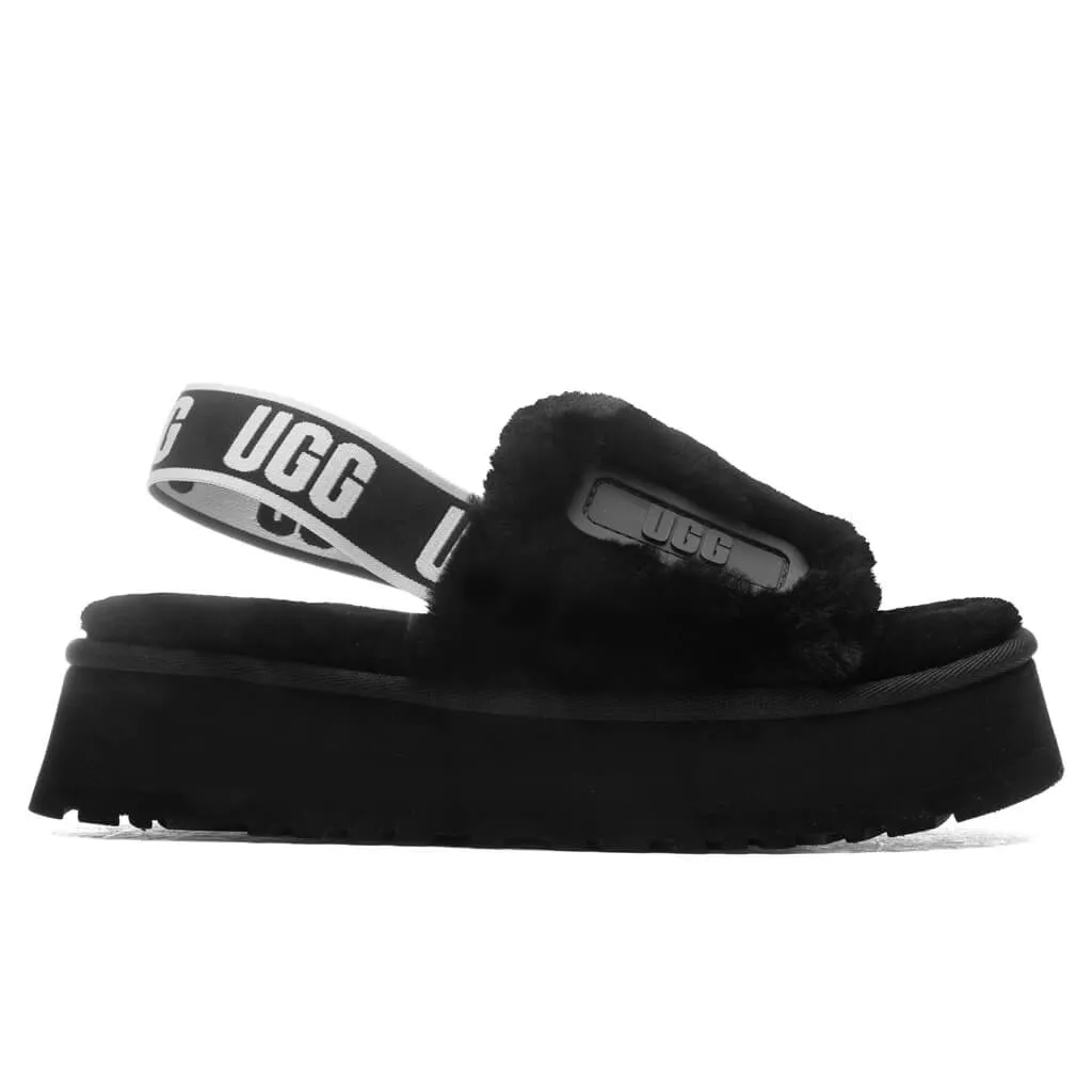 Women's Disco Slide - Black