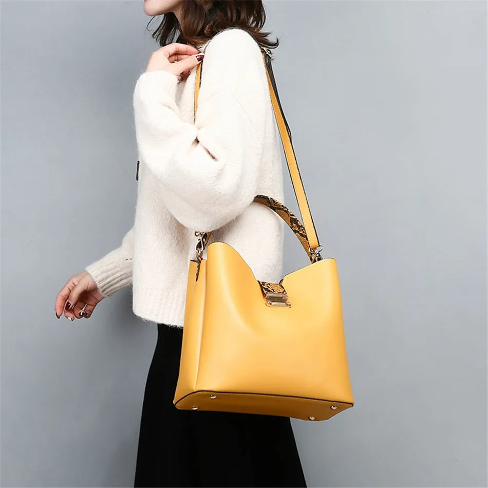 Women's Fashion 3 Layers Luxury Designer Synthetic Leather Tote Handbag