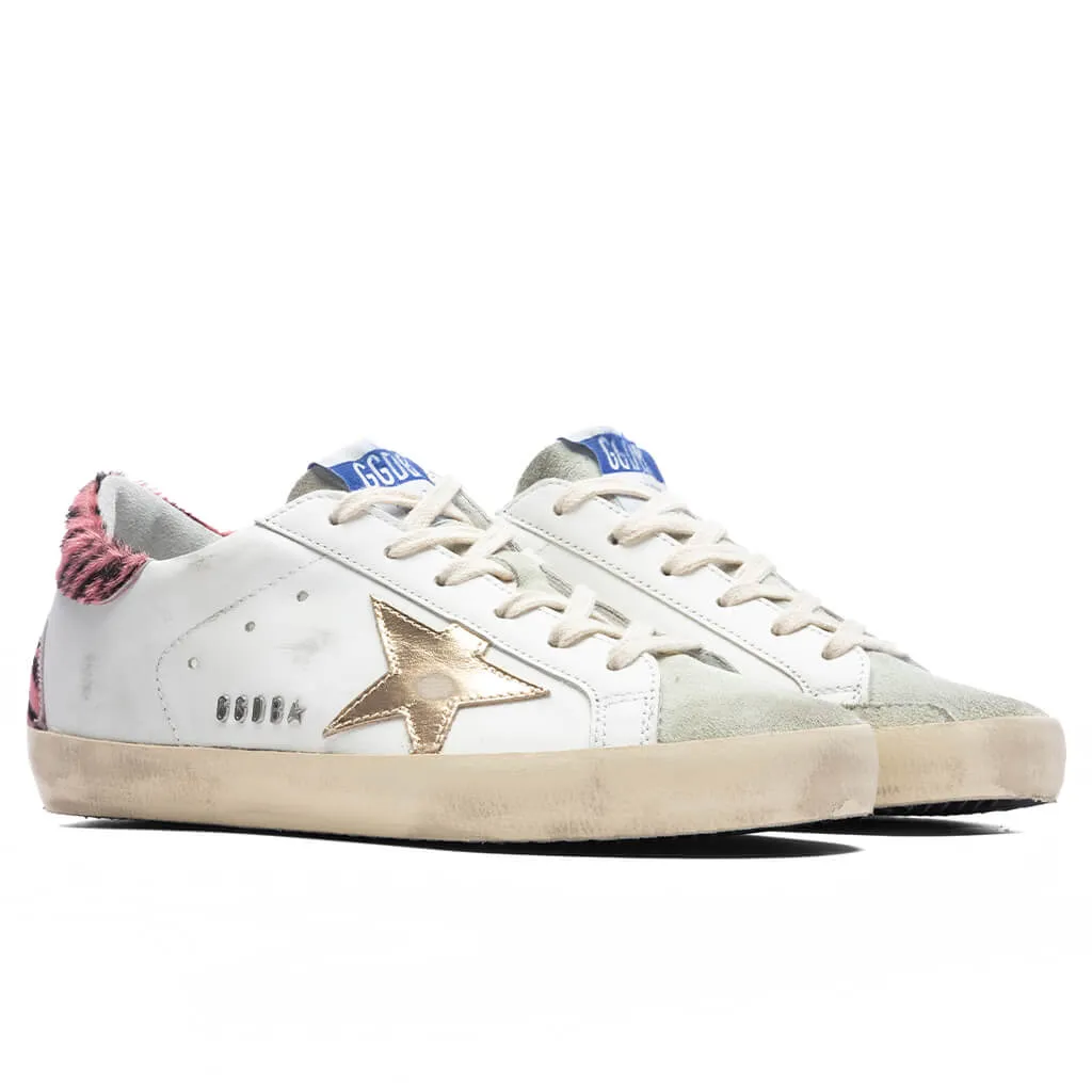 Women's Super-Star Sneakers - White/Taupe/Pink Black