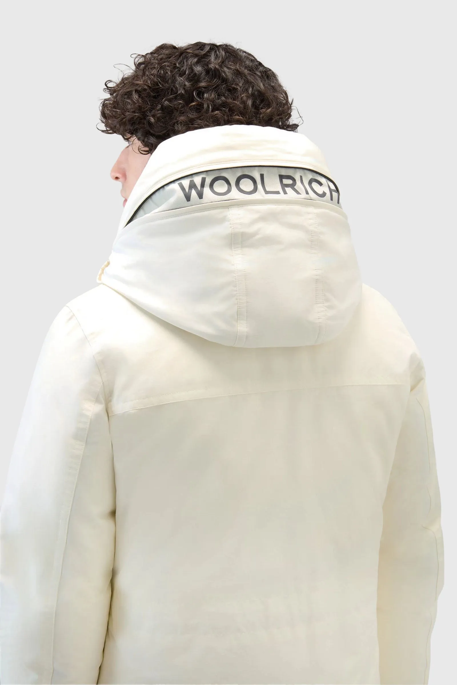 Woolrich Arctic Parka Evolution Ramar Cloth Bianco Piumino