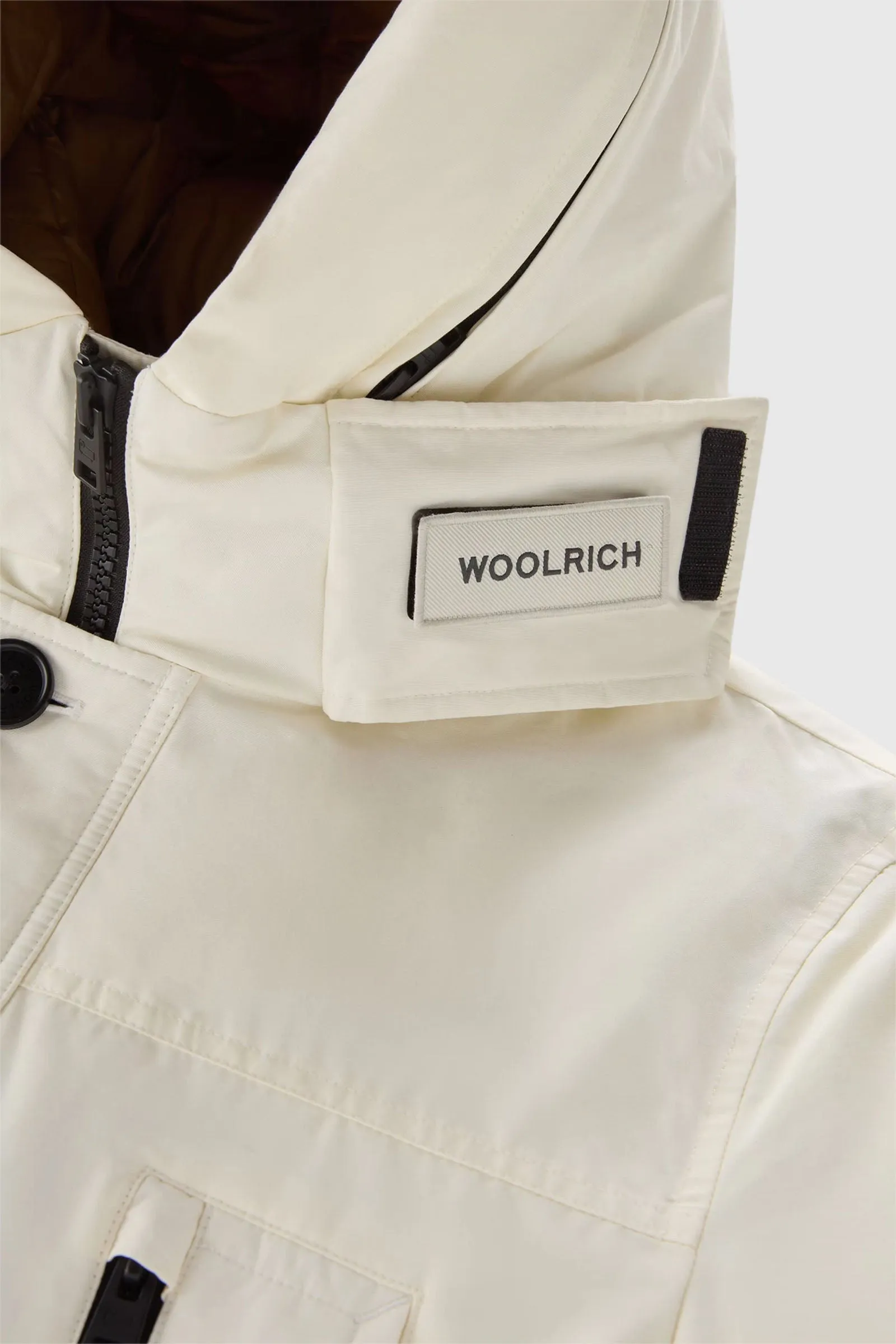 Woolrich Arctic Parka Evolution Ramar Cloth Bianco Piumino