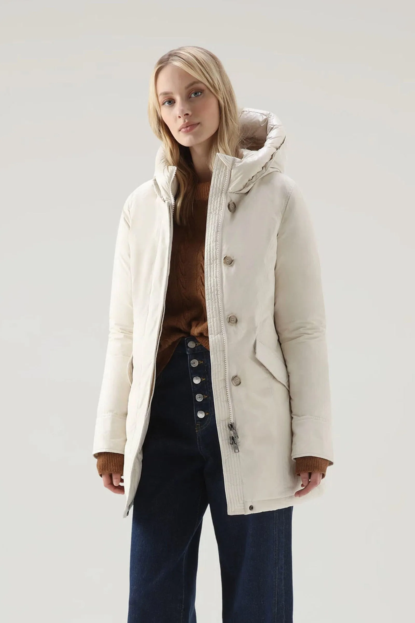 Woolrich Arctic Parka Luxury Bianco Donna