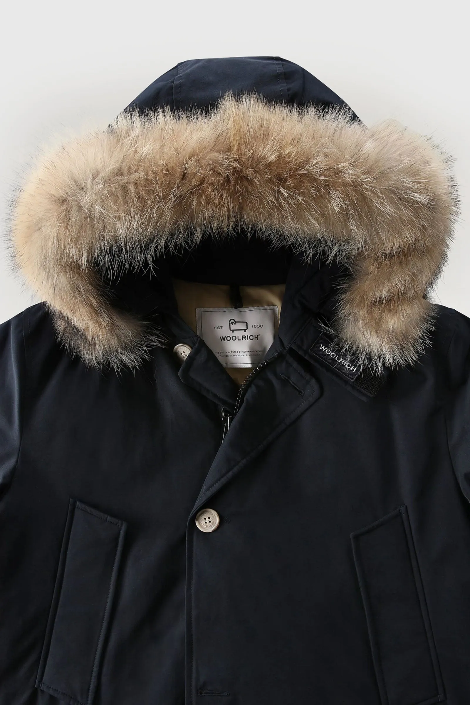 Woolrich Arctic Parka Ramar Cloth/Piuma Blu