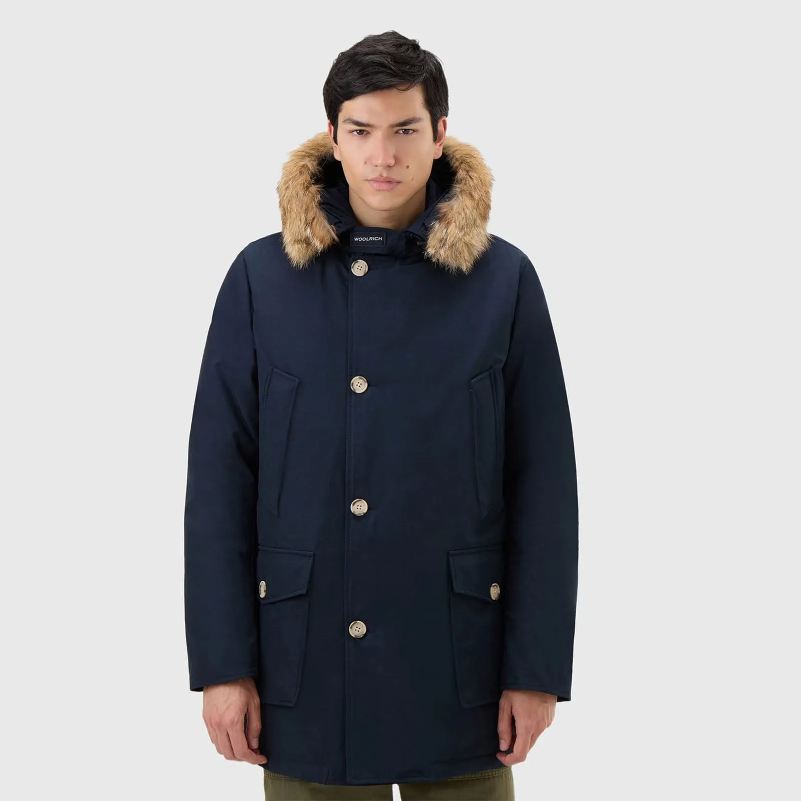 Woolrich Arctic Parka Ramar Cloth/Piuma Blu