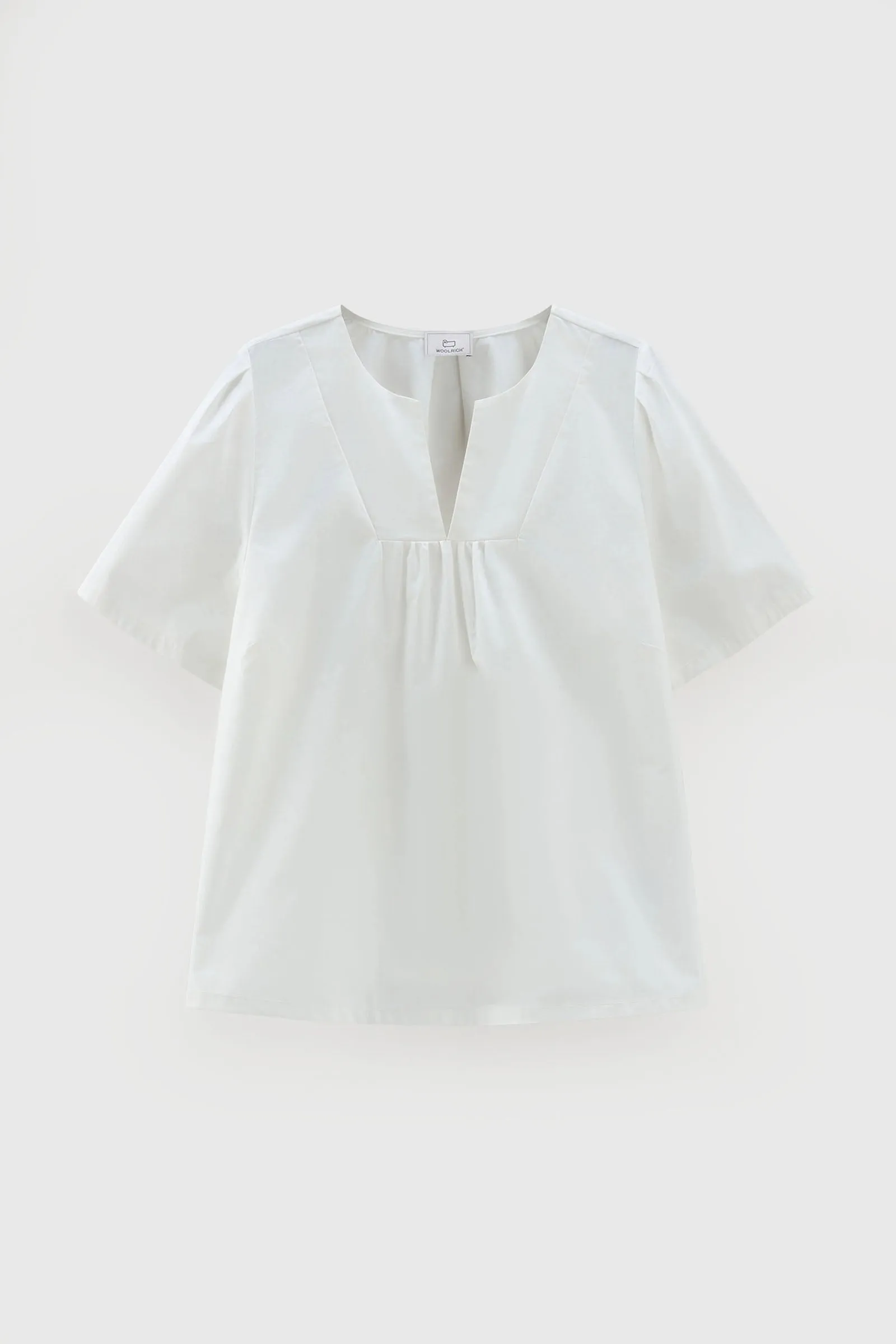 Woolrich Blusa In Popeline Bianco Donna