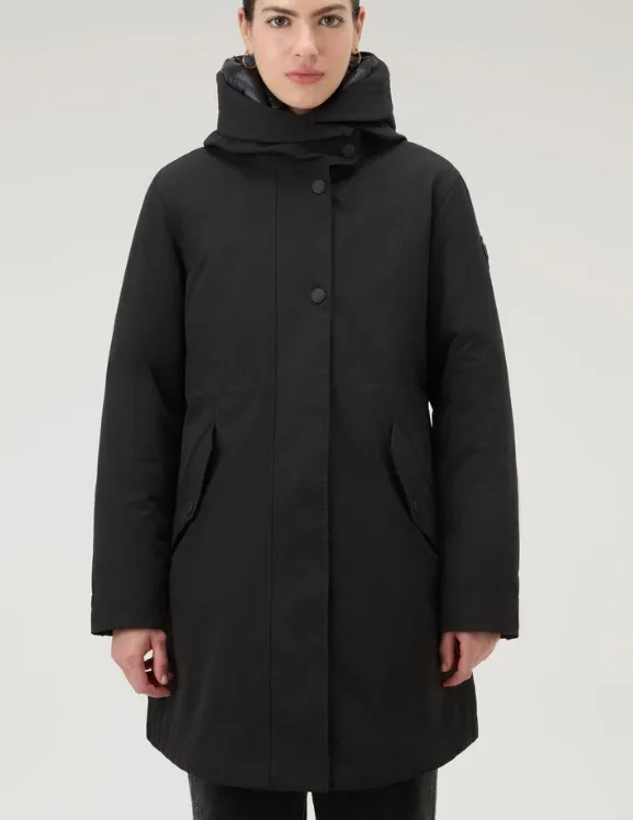 WOOLRICH MILITARY PARKA 3 IN 1 BLACK