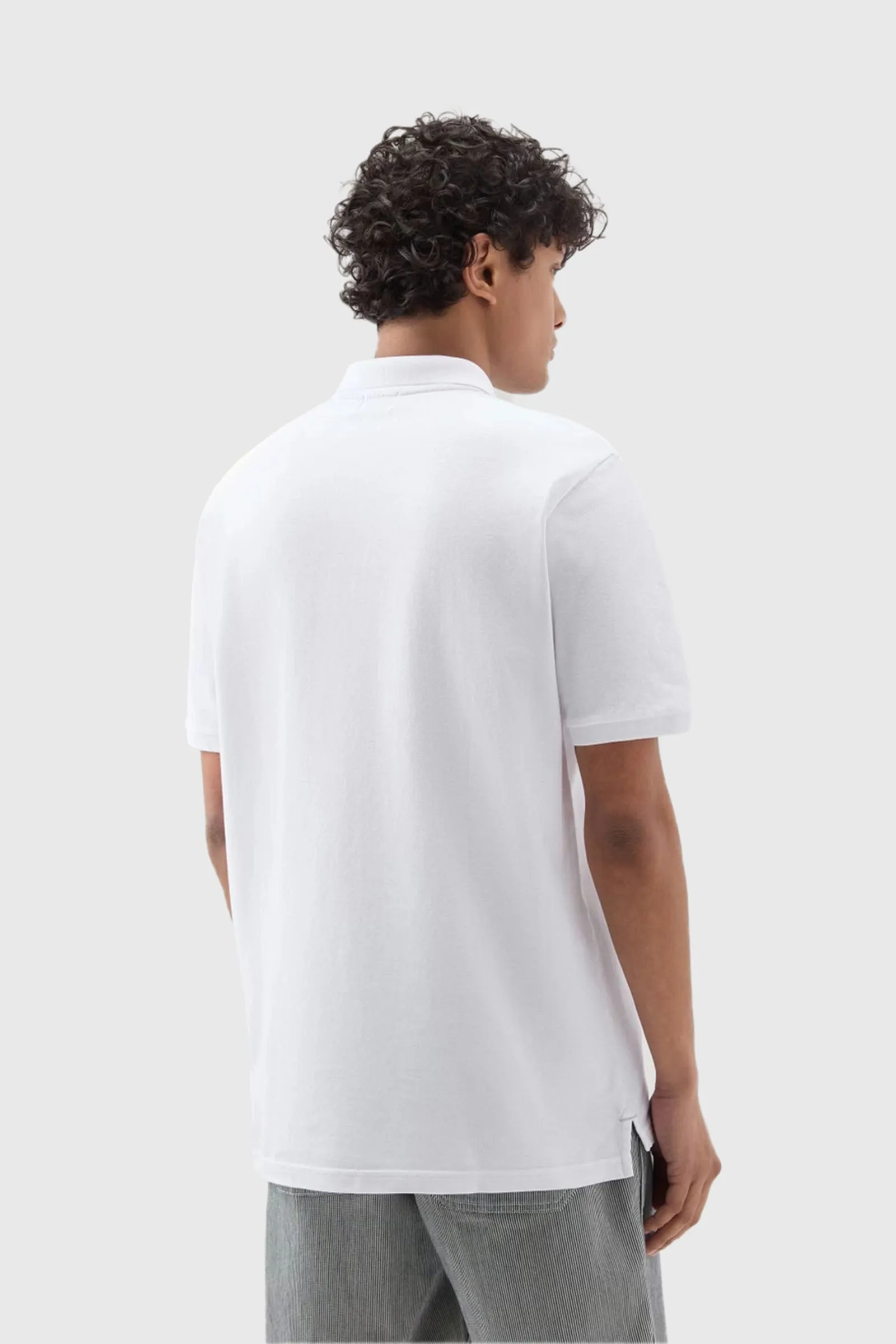 Woolrich Polo Classic American Bianco Uomo