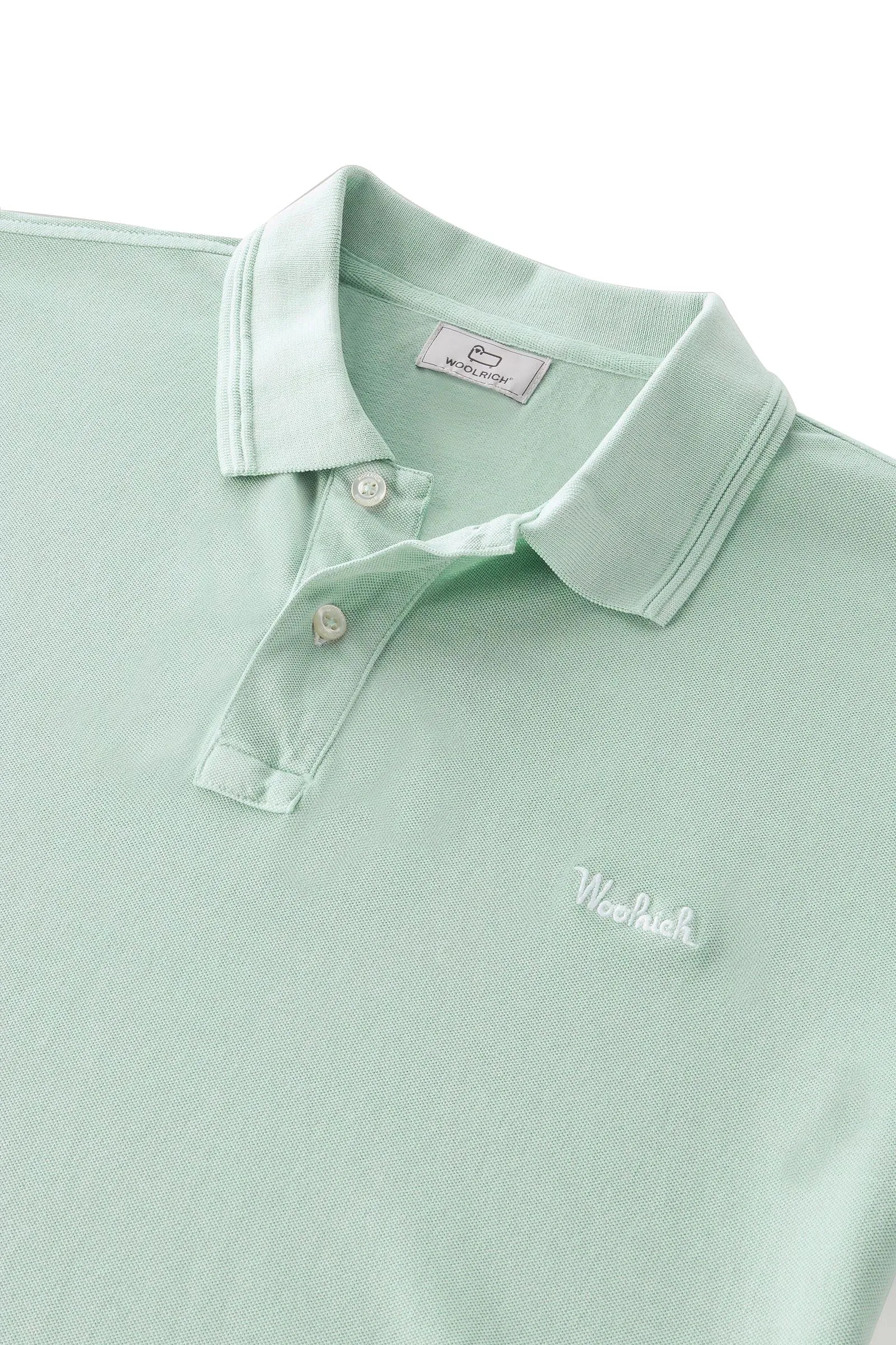 Woolrich Polo Uomo Cwopo0035mrut1483 Verde acqua