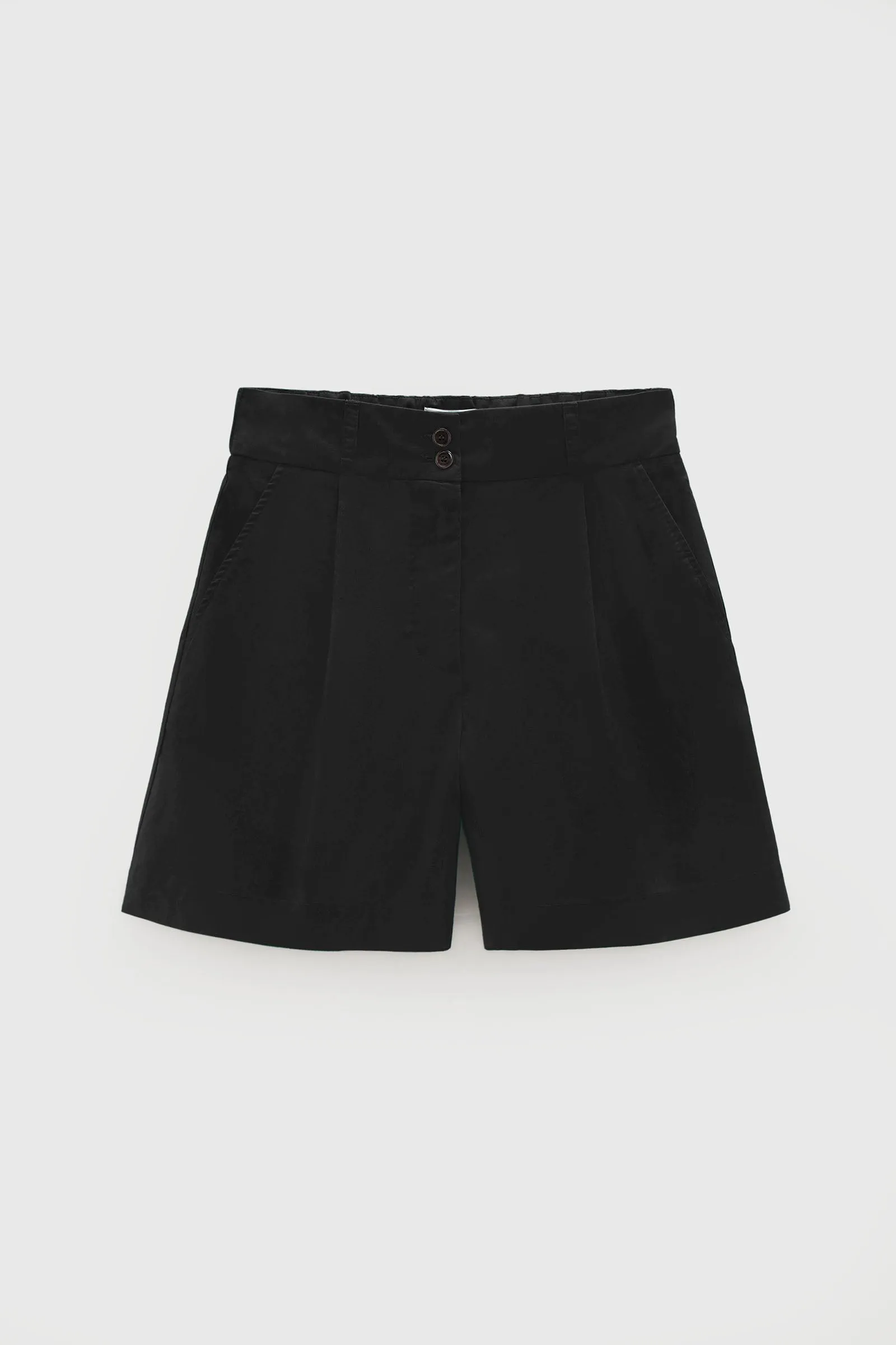 Woolrich Short In Popeline Nero Donna