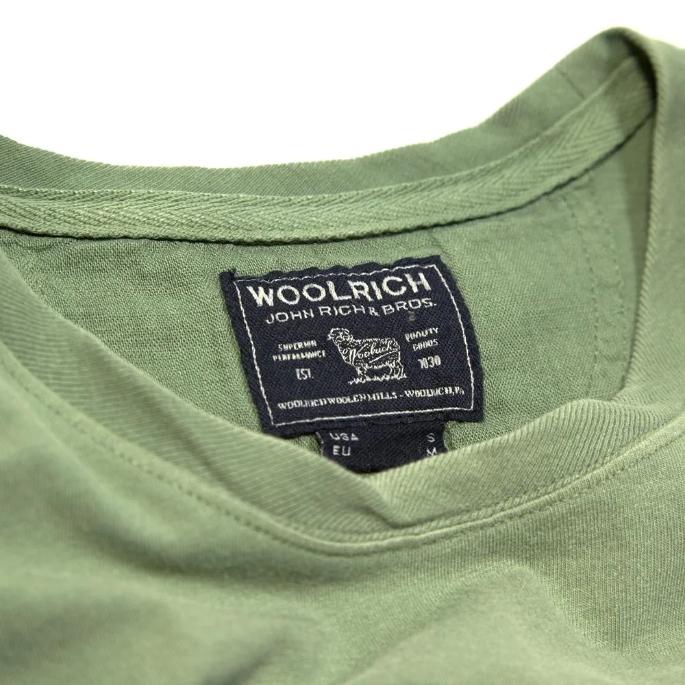 Woolrich Sunfaded Field Tee Washed Green