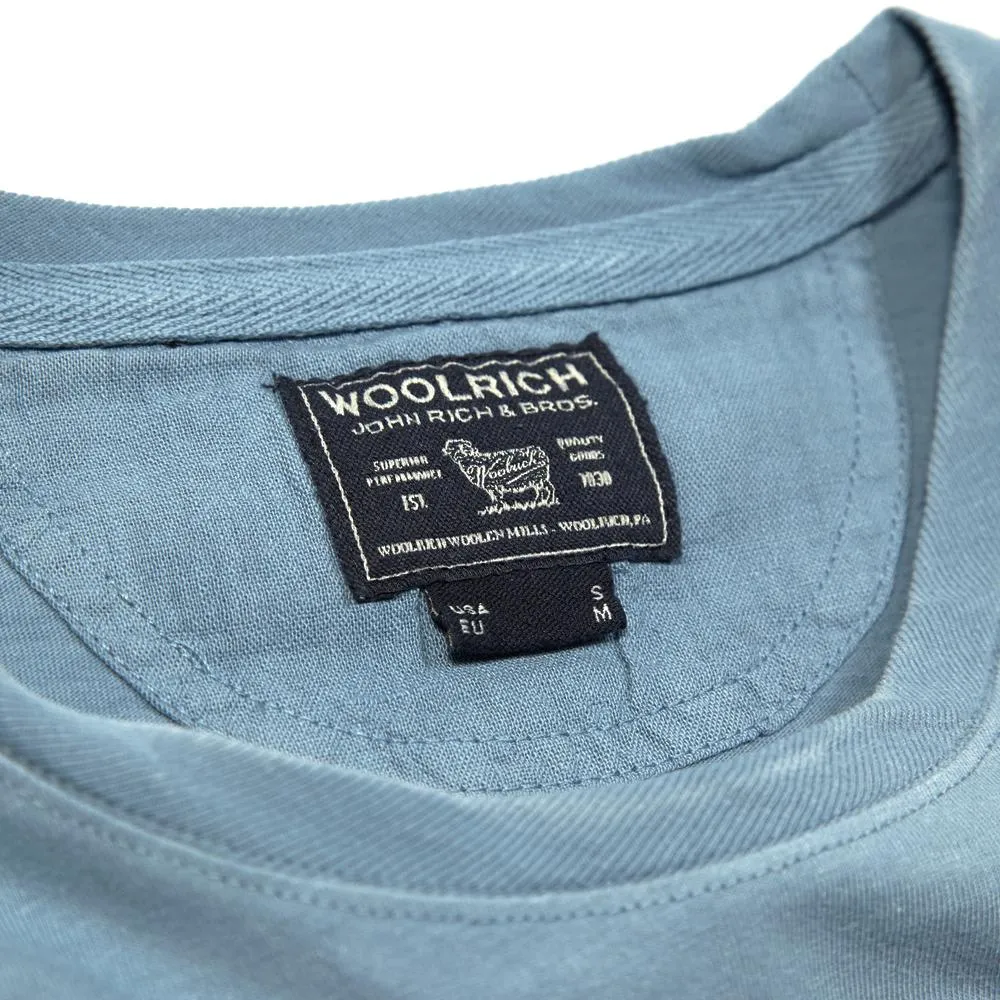 Woolrich Sunfaded Field Tee Washed Sky